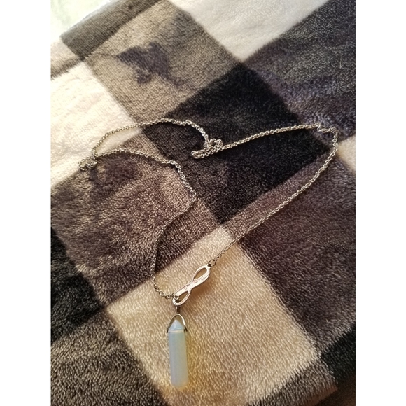 Crystal Infinity Necklace - Picture 1 of 3
